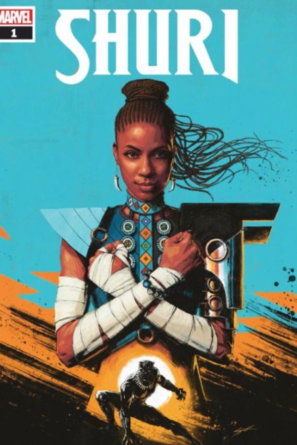 Shuri STEM heroine comic book cover